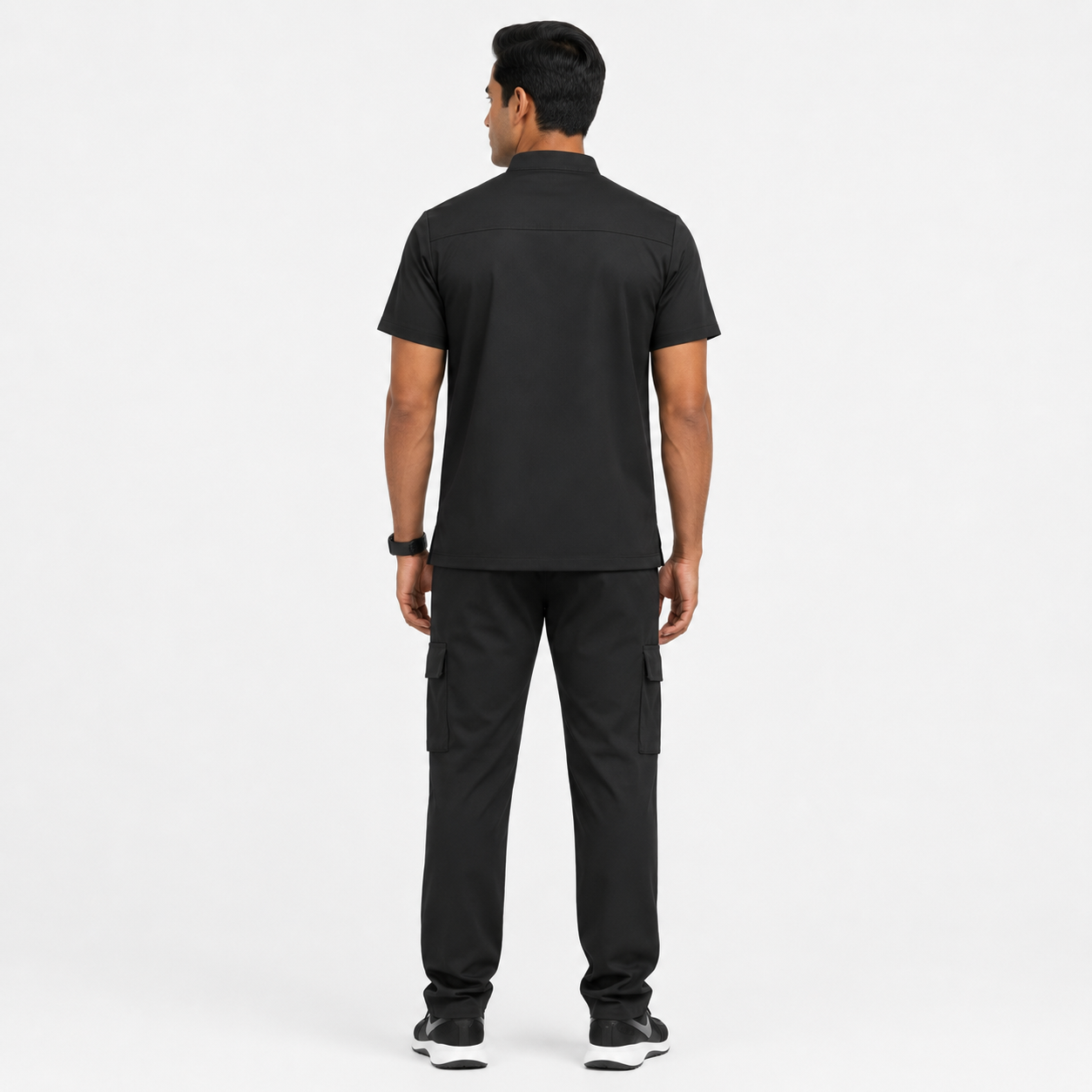 RUIX Form Mandarin top with Utility Cargo Pant Set for Men