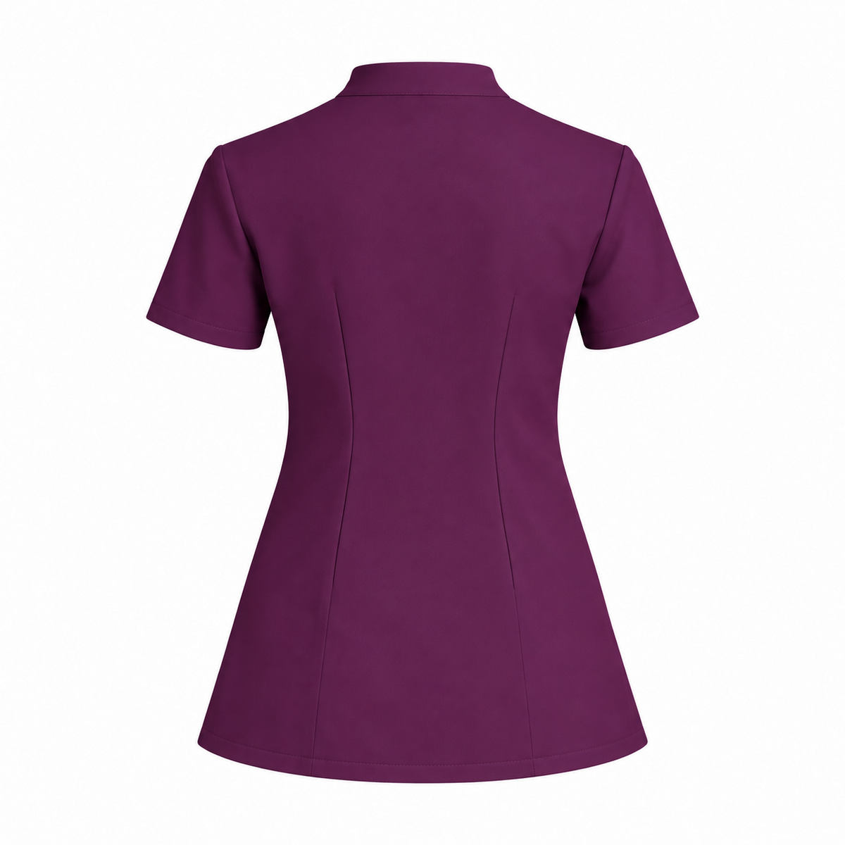 RUIX Mandarin Collar Scrub Top For Womens