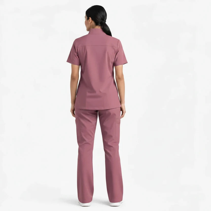 RUIX Mock neck Zip with Regular pant for Women