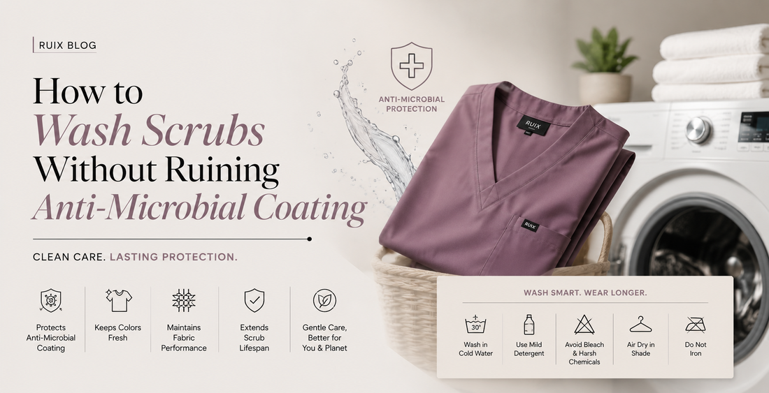 How to Wash Scrubs Without Ruining Anti-Microbial Coating