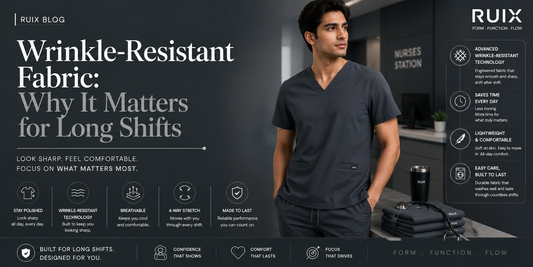 Wrinkle-Resistant Fabric: Why It Matters for Long Shifts