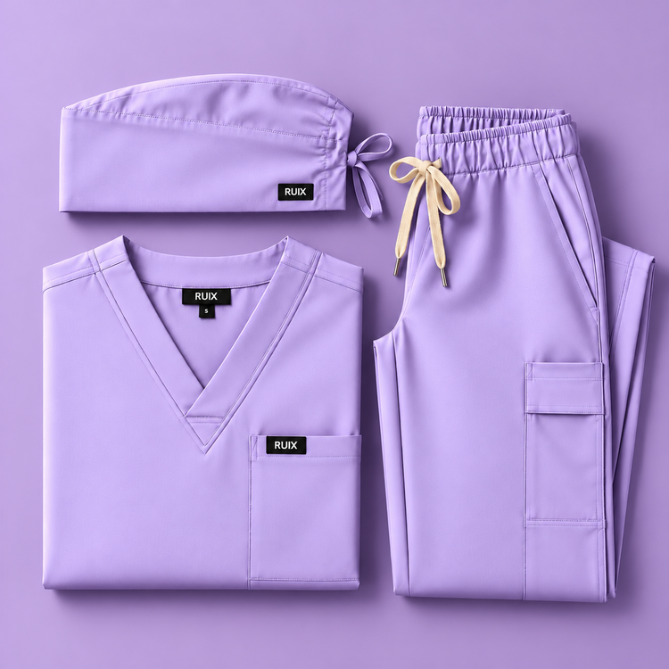 Purple-scrubs