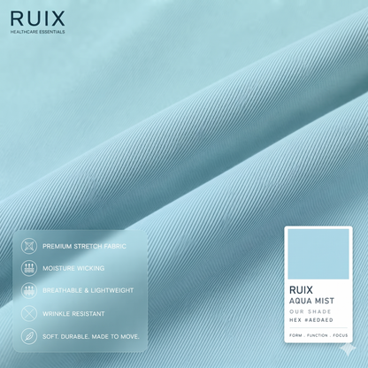 RUIX NOVA V-Neck Scrub Top For Women