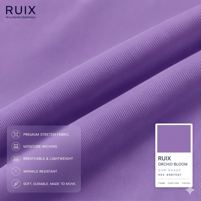 RUIX NOVA V-Neck Scrub Top For Women