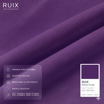 RUIX NOVA V-Neck Scrub Top For Women