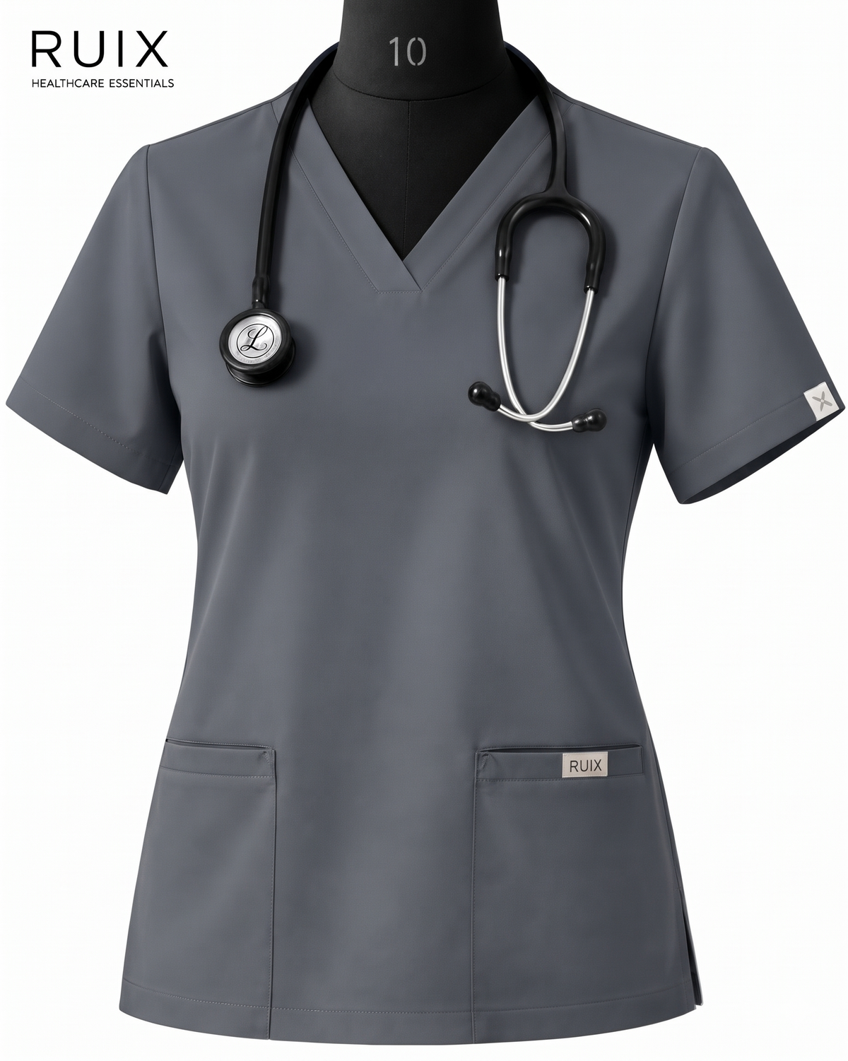 RUIX NOVA V-Neck Scrub Top For Women