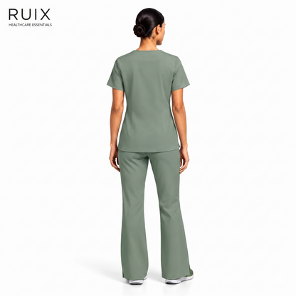 RUIX NOVA V-Neck Scrub Top For Women
