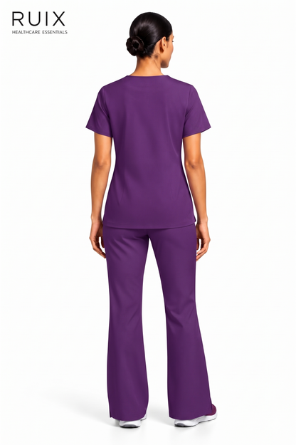 RUIX NOVA V-Neck Scrub Top For Women