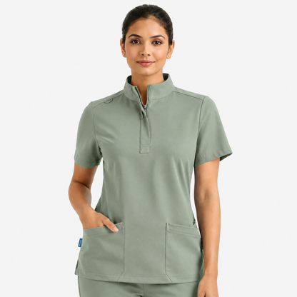RUIX Sculpt Mock neck Zip with Core regular pant for Women