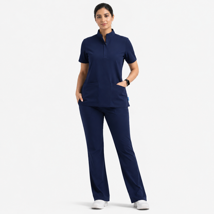 RUIX Sculpt Mock neck Zip With Utility Cargo Pant for Women