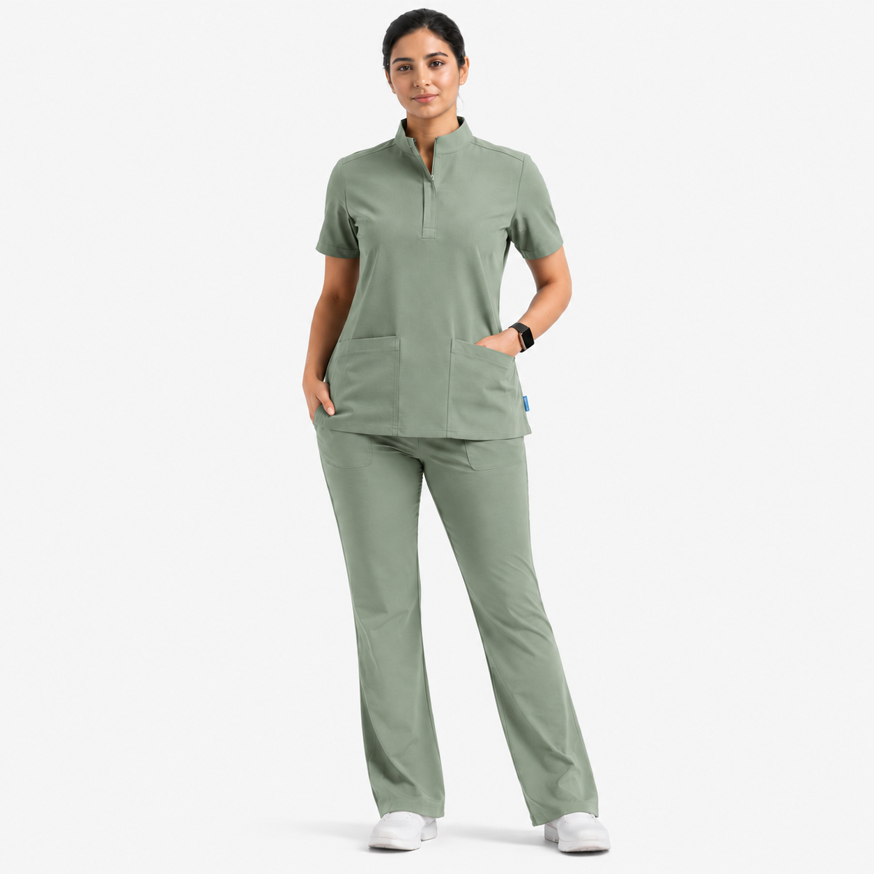 RUIX Sculpt Mock neck Zip with Core regular pant for Women