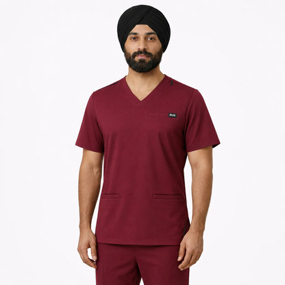 RUIX TURBFit v- neck Scrub top with Airmesh for men