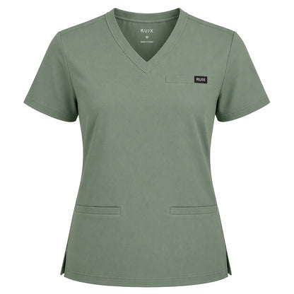 RUIX Airmesh V-Neck with Core Regular Pant Scrub Set for mens