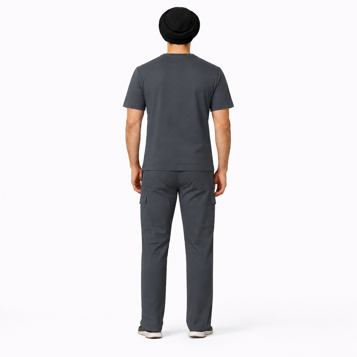 RUIX TURBFit v-neck Scrub top with Utility Cargo Pant set for Men