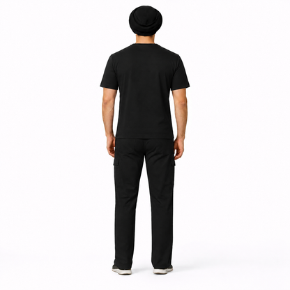 RUIX TURBFit v-neck Scrub top with Utility Cargo Pant set for Men