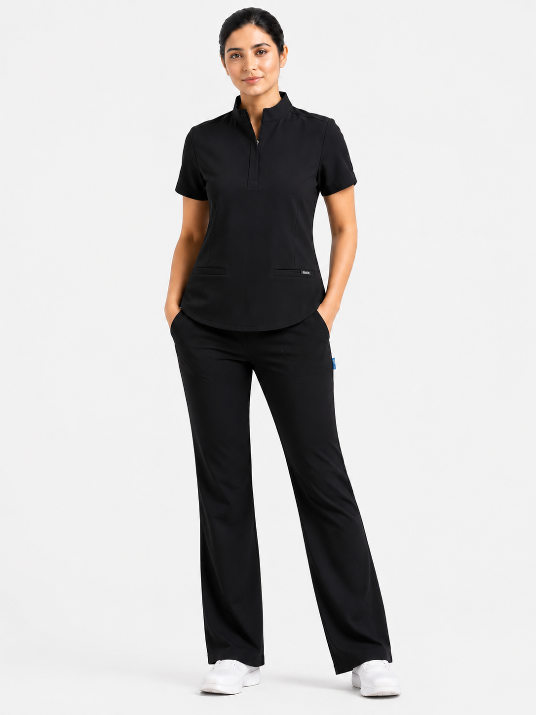 RUIX Mock neck Zip with Regular pant for Women