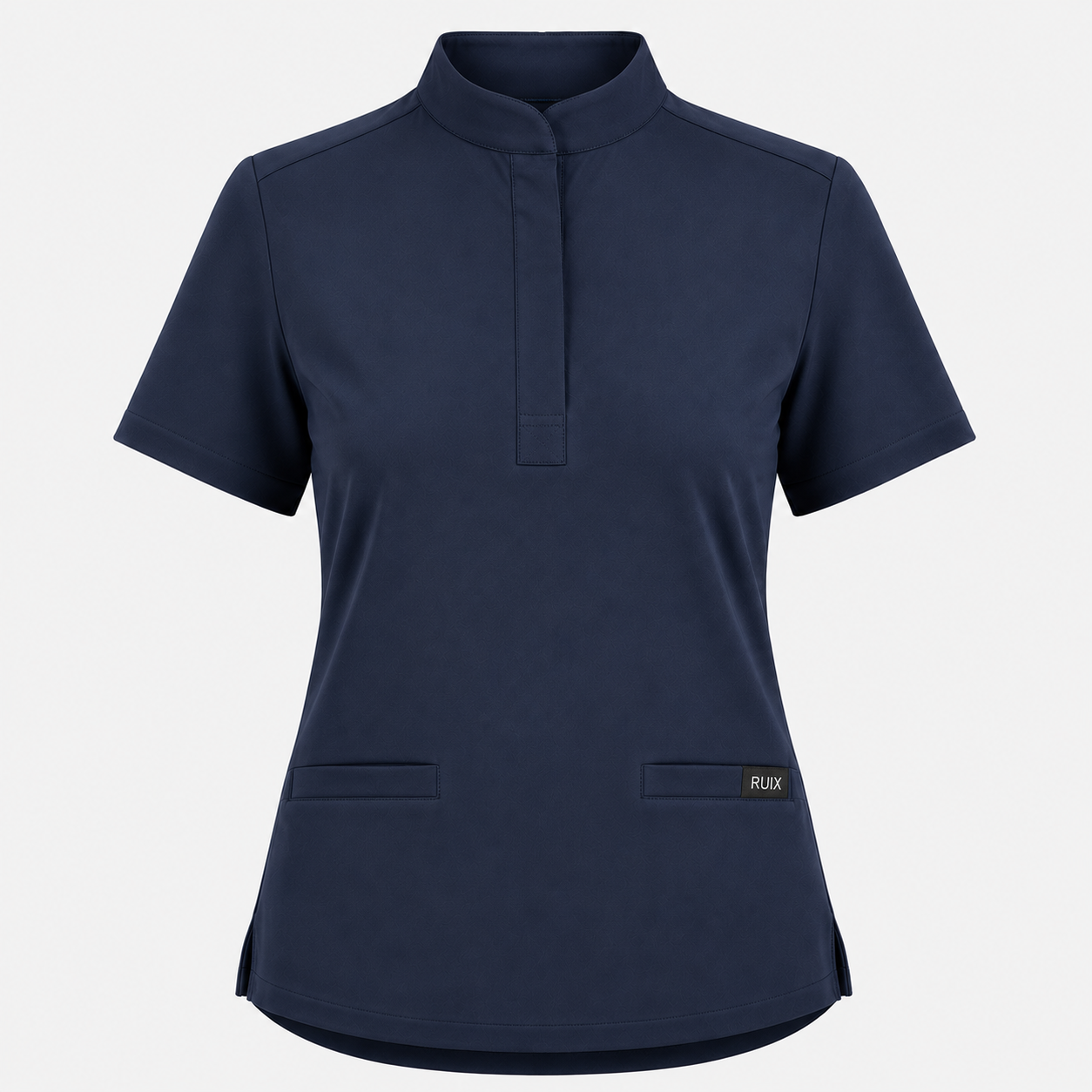 RUIX  Mandarin scrub top with Regular pant scrub set for women