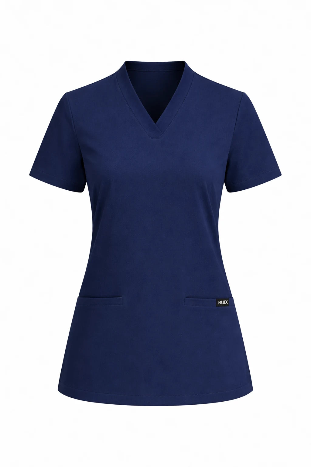 RUIX Sculpt v-neck with Flow Flare pant scrub set for women,2-pocket