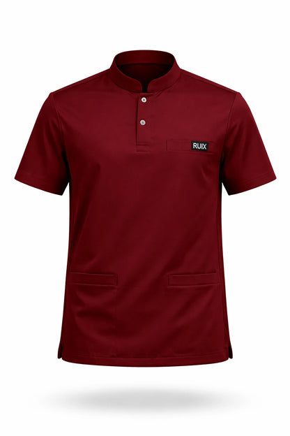 RUIX Form Mandarin Collar with Core Regular Pant Set for men