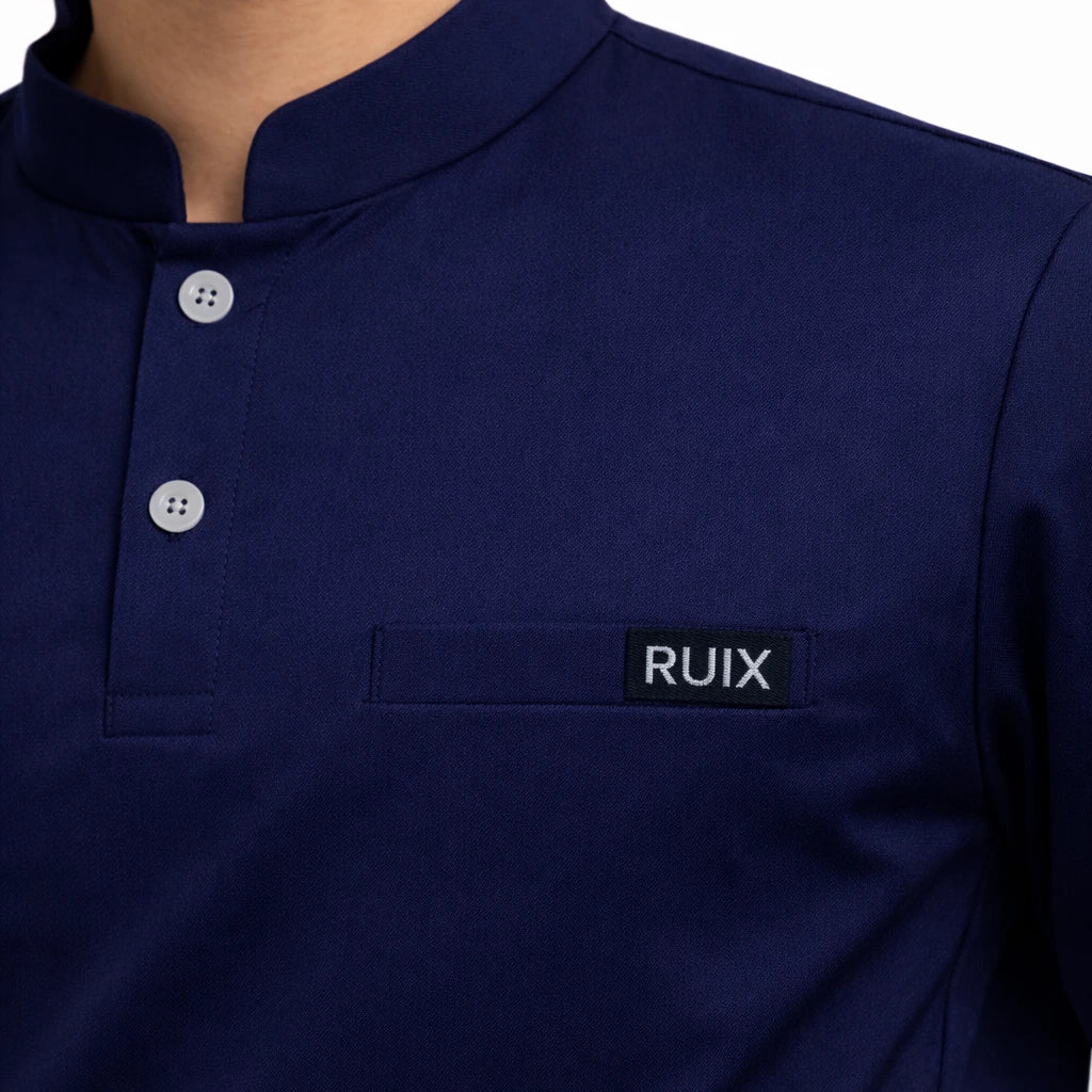 RUIX Form Mandarin Collar with Core Regular Pant Set for men