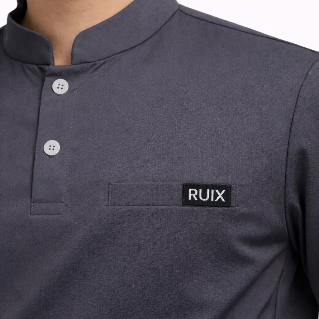 RUIX Form Mandarin Collar with Core Regular Pant Set for men