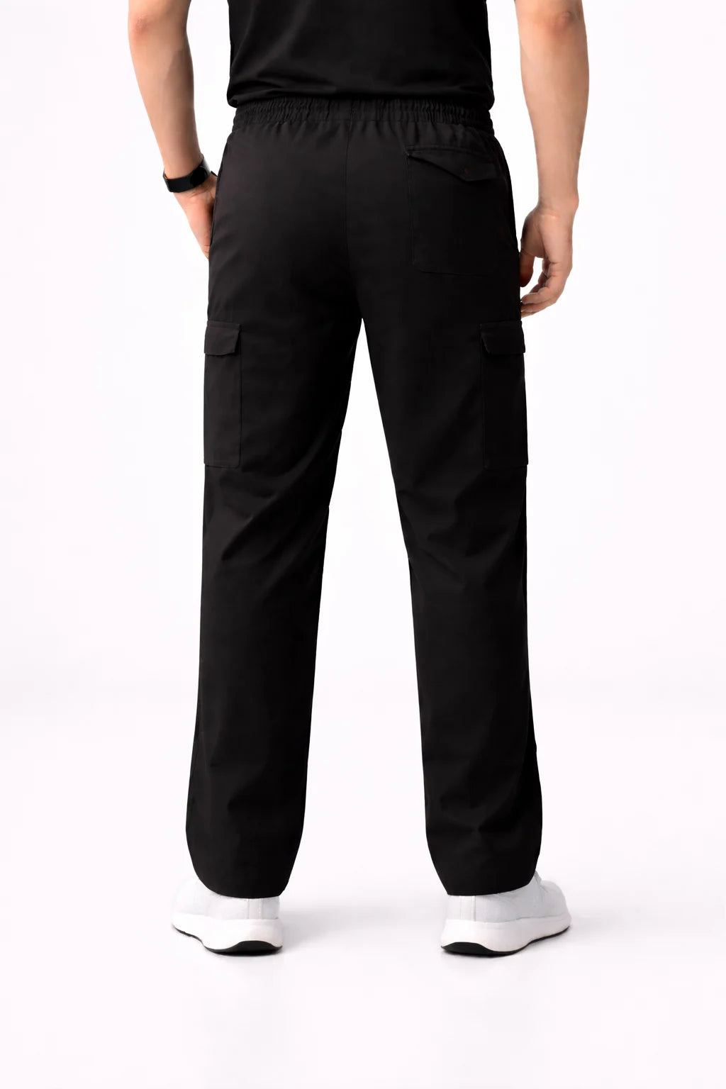RUIX Core V-Neck Top with Utility Cargo Pant Scrub Set for Men