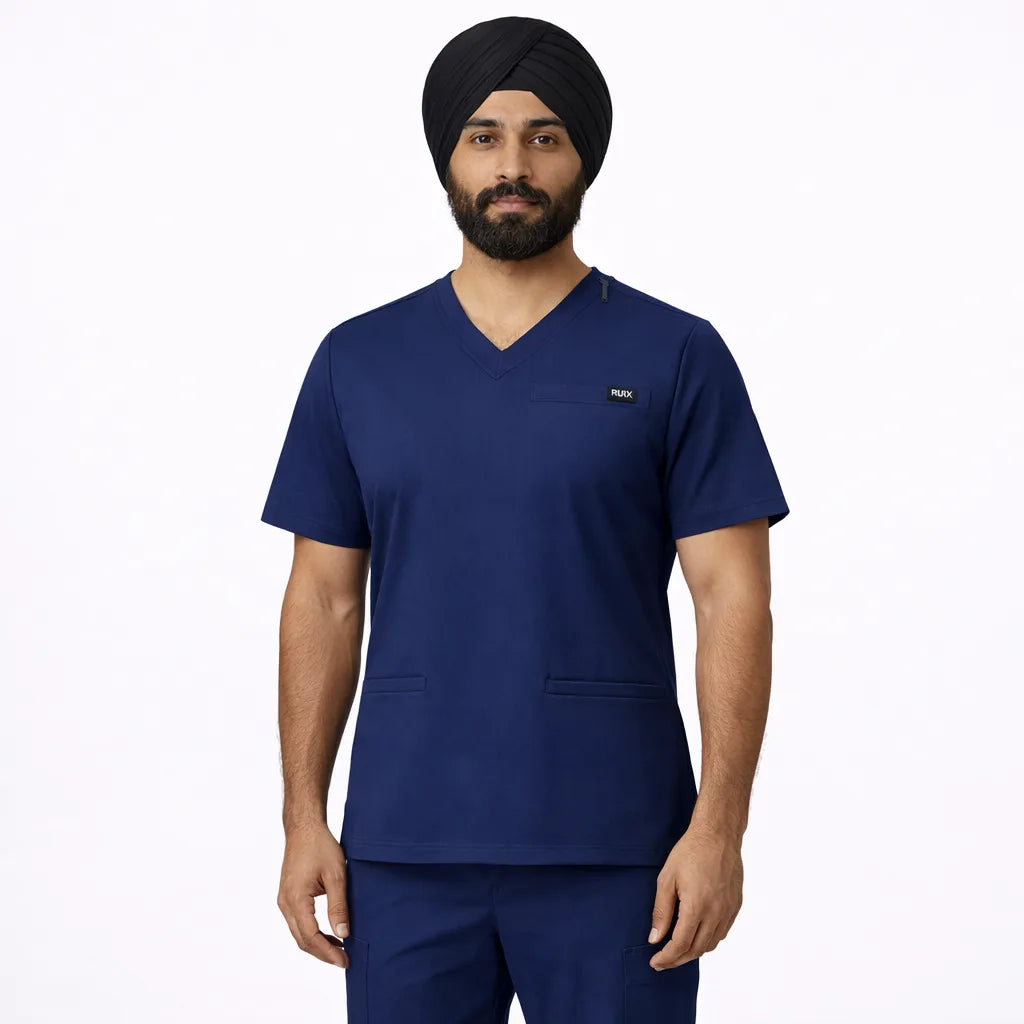RUIX TURBFit- Airmesh Scrub top with Core Regular pant Scrub Set for Men