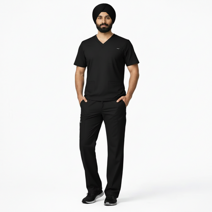 RUIX TURBFit- Airmesh Scrub top with Core Regular pant Scrub Set for Men