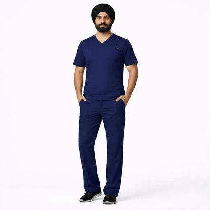 RUIX TURBFit- Airmesh Scrub top with Core Regular pant Scrub Set for Men