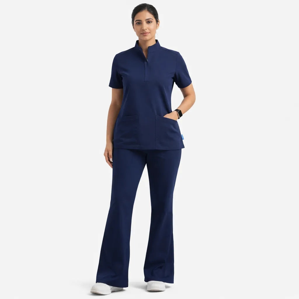 RUIX Sculpt Mock neck Zip with Flow Flare Pant for Women
