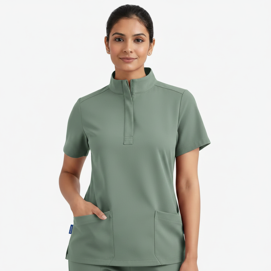 RUIX Sculpt Mock neck Zip with Flow Flare Pant for Women