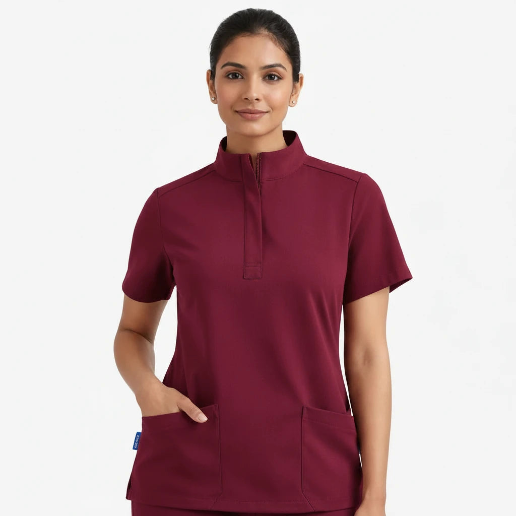 RUIX Sculpt Mock neck Zip with Core regular pant for Women