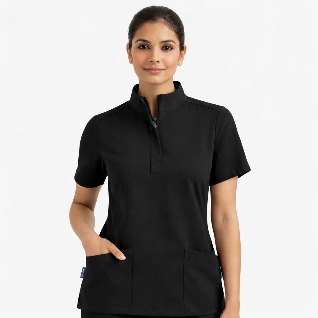 RUIX Sculpt Mock neck Zip with Core regular pant for Women