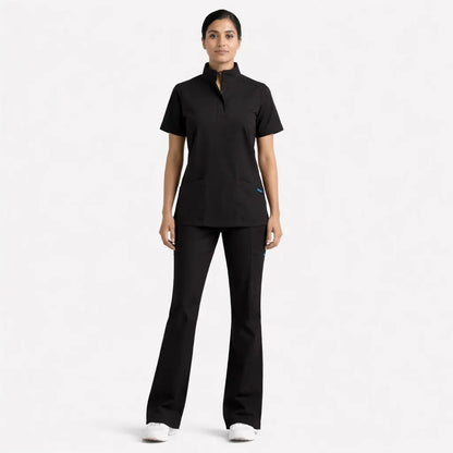 RUIX Sculpt Mock neck Zip with Flow Flare Pant for Women