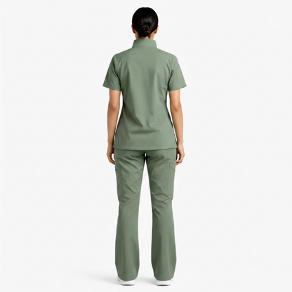RUIX Sculpt Mock neck Zip with Core regular pant for Women