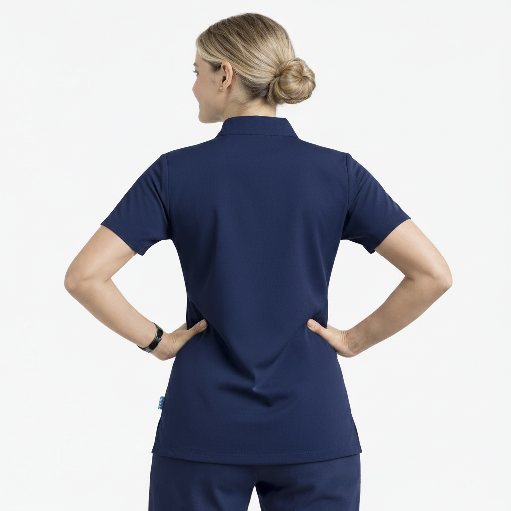 RUIX Sculpt  Calix Collar Scrub Top for Women