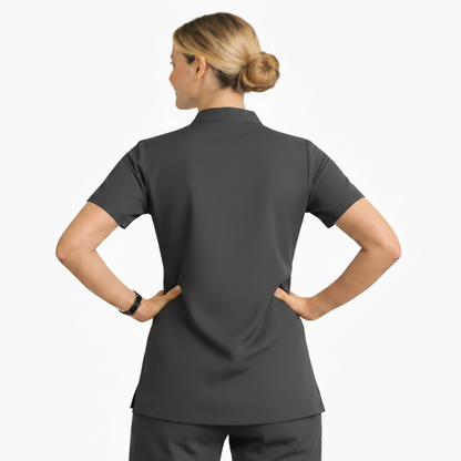 RUIX Sculpt  Calix Collar Scrub Top for Women