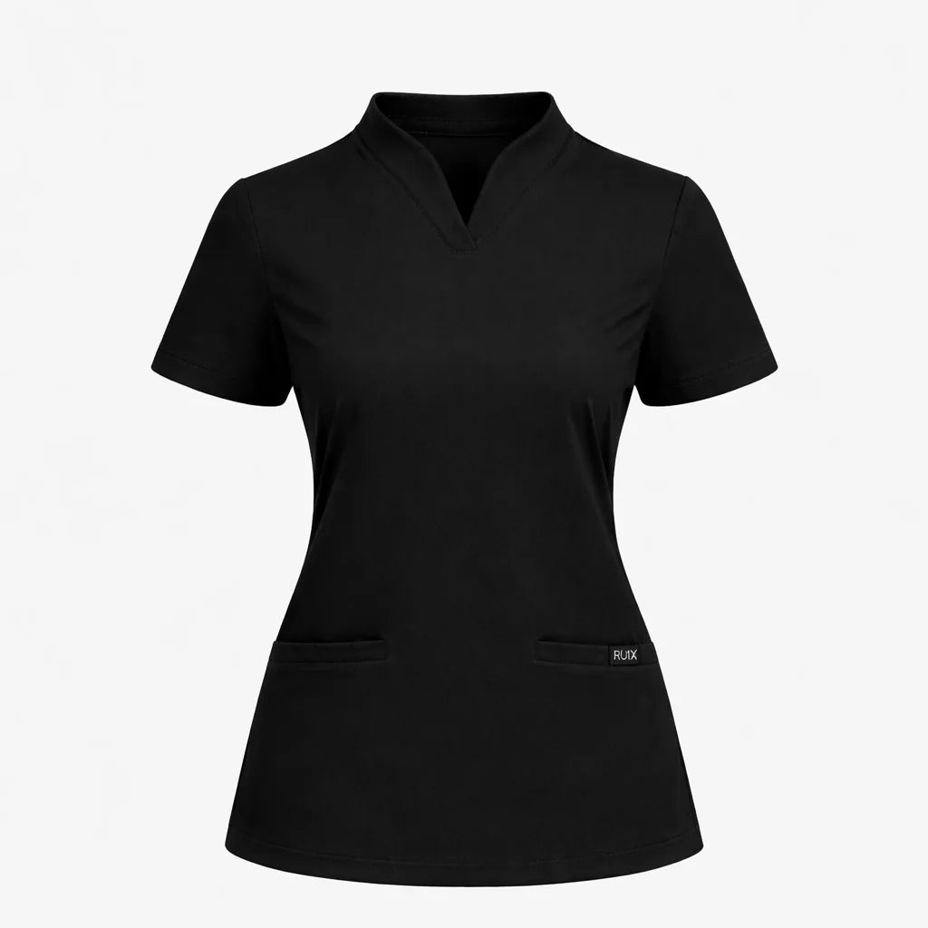RUIX Sculpt  Calix Collar Scrub Top for Women