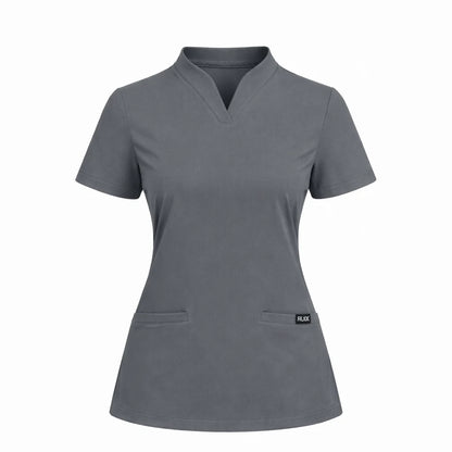 RUIX Sculpt  Calix Collar Scrub Top for Women