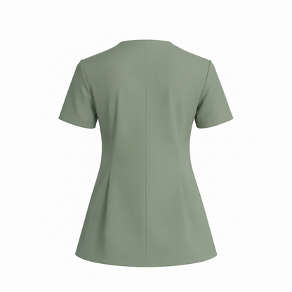 RUIX Sculpt V-Neck With Utility Cargo Pant Scrub Set For Women, 2 Pockets