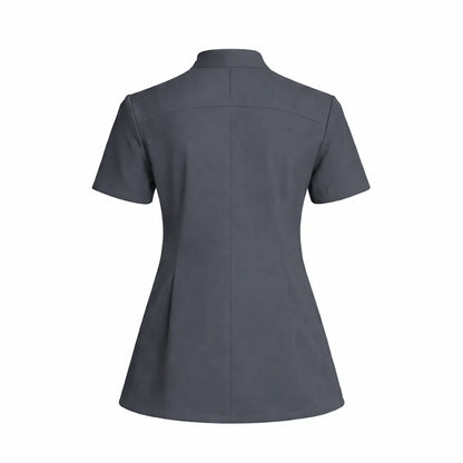 RUIX Sculpt Mandarin scrub top with Core Regular pant scrub set for women