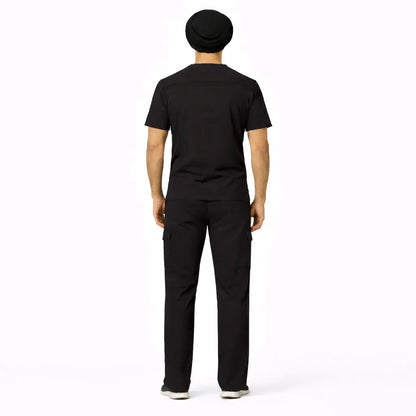 RUIX TURBFit v-neck Airmesh Scrub top with Utility Cargo Scrub Set for Men