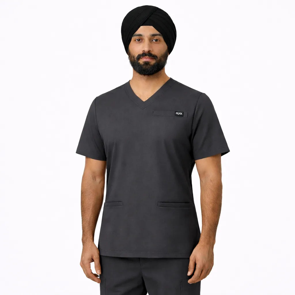 RUIX TURBFit v-neck Scrub top for Men