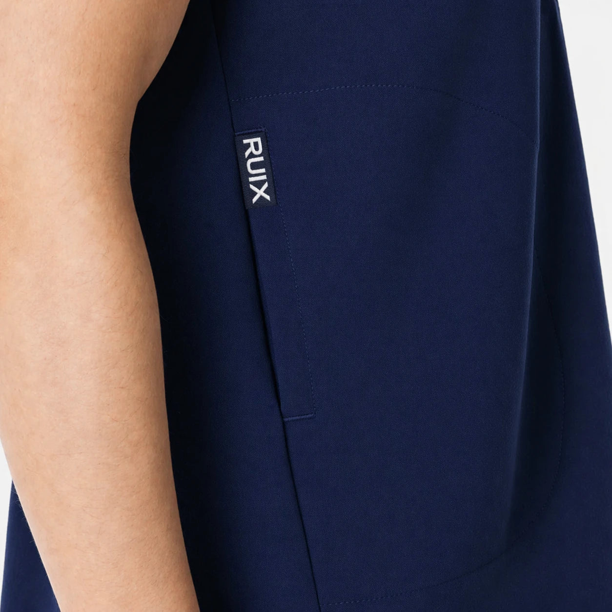RUIX Sculpt Mandarin collar with cap sleeve with flow flare pant scrub set for women
