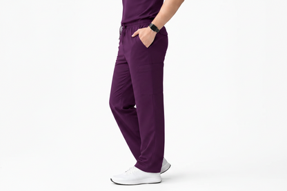 RUIX  V-Neck Top with Regular pant Scrub Set For Men