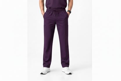 RUIX  V-Neck Top with Regular pant Scrub Set For Men