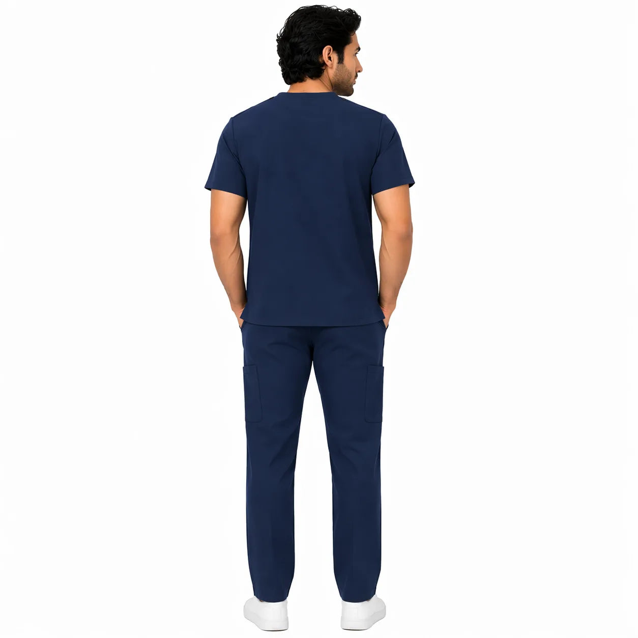 RUIX Core V-Neck Top with CORE Regular pant Scrub Set For Men