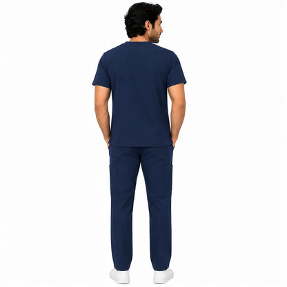 RUIX Core V-Neck Top with CORE Regular pant Scrub Set For Men