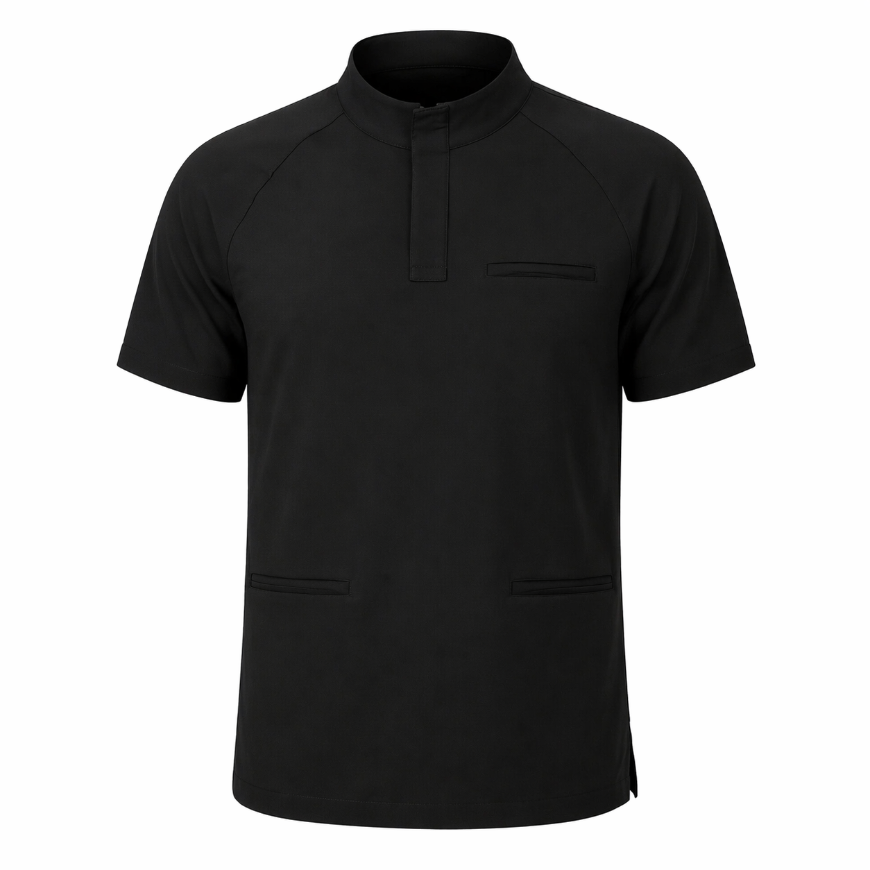 RUIX Core mock neck zip scrub top with Utility cargo pant scrub set fo men