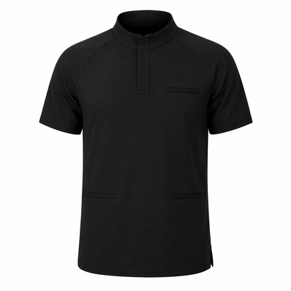 RUIX Core mock neck zip scrub top with Utility cargo pant scrub set fo men